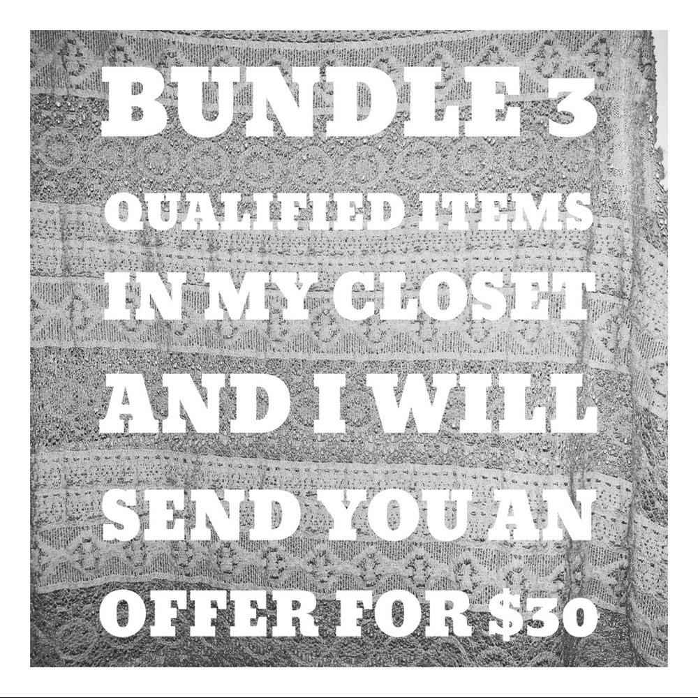 Bundle three items in my closet and 💰 $30